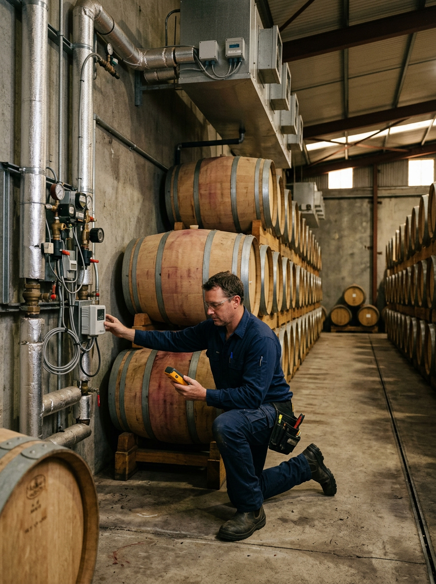 Barrel Room Climate Control Hunter Valley